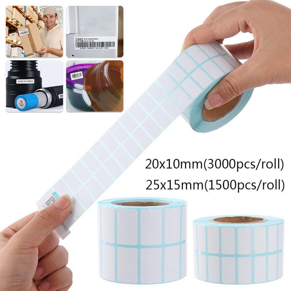 Heat Transfer Vinyl Roll - Stiker Label termal berperekat 1500/3000 buah/rol,