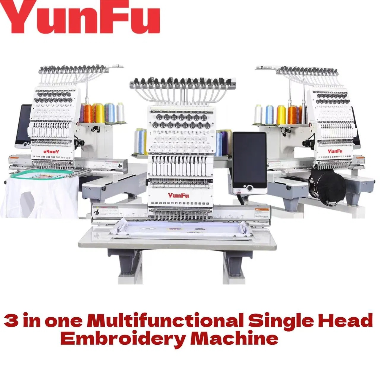 Commercial Embroidery Machine - Mesin Bordir 3 in 1 Otomatis