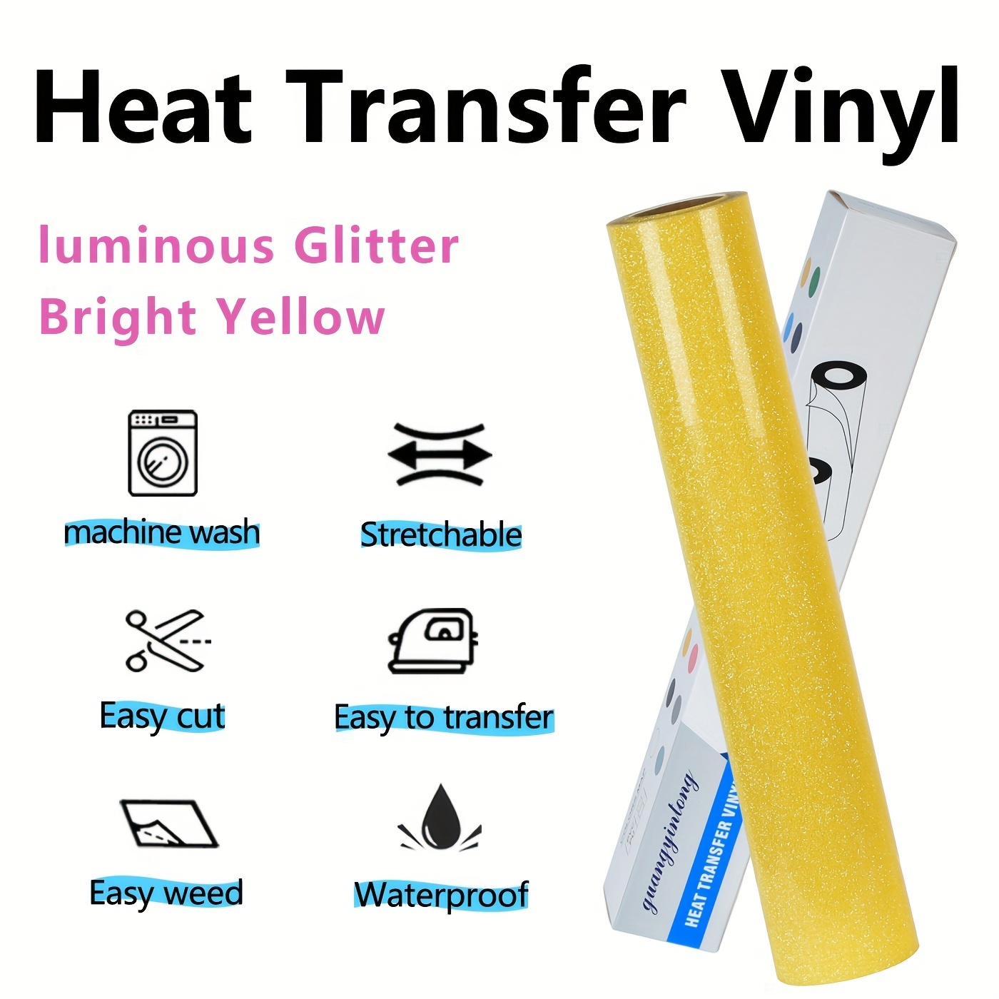Roll Vinyl Transfer Panas Glit - Heat Transfer Vinyl Roll ulasan dan harga