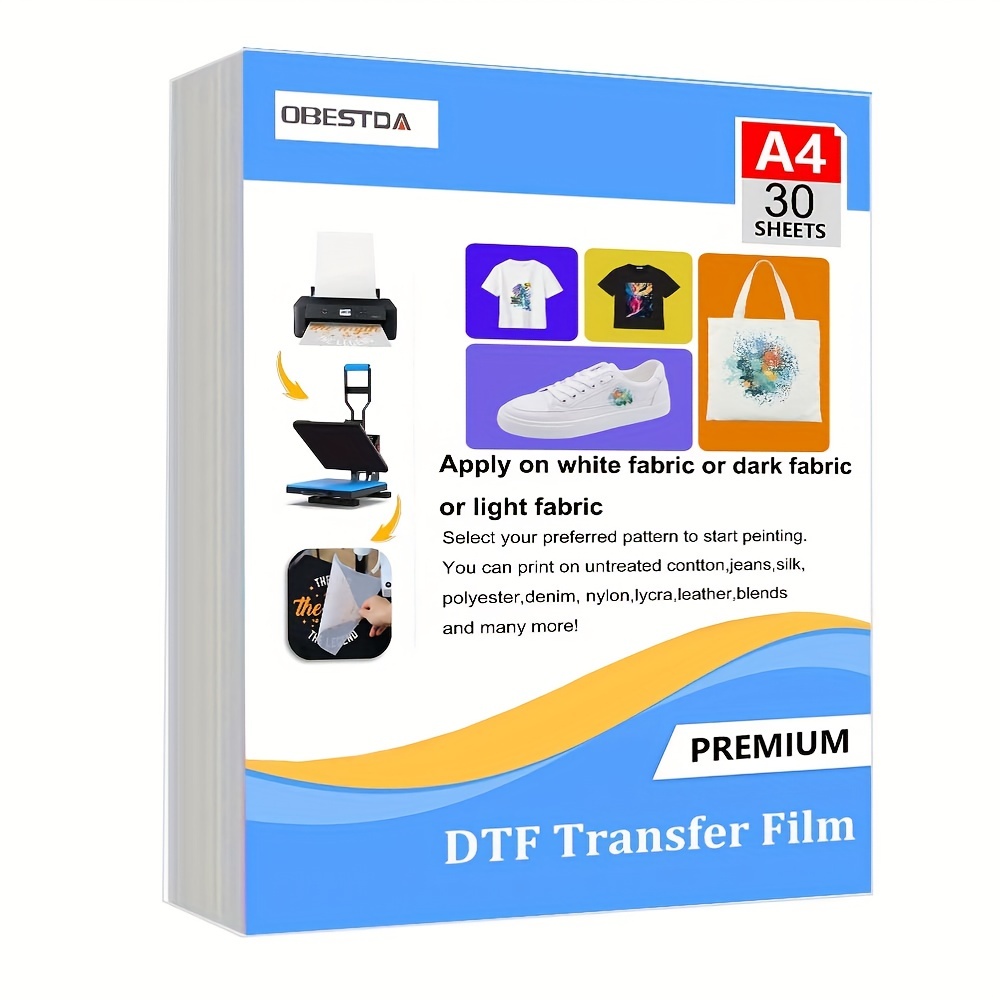 A4 30 buah Film Transfer DTF k - Heat Transfer Vinyl Roll ulasan dan harga