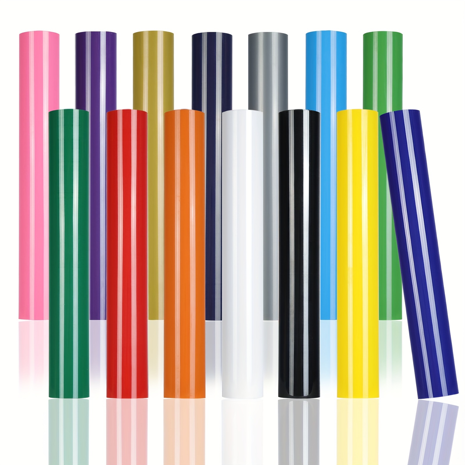 4 Warna 8 Gulungan HTV Seri Wi - Heat Transfer Vinyl Roll ulasan dan harga