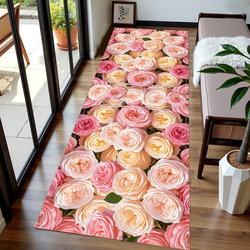 Karpet Lorong Motif Bunga Mata - Commercial Printing Format ulasan dan harga