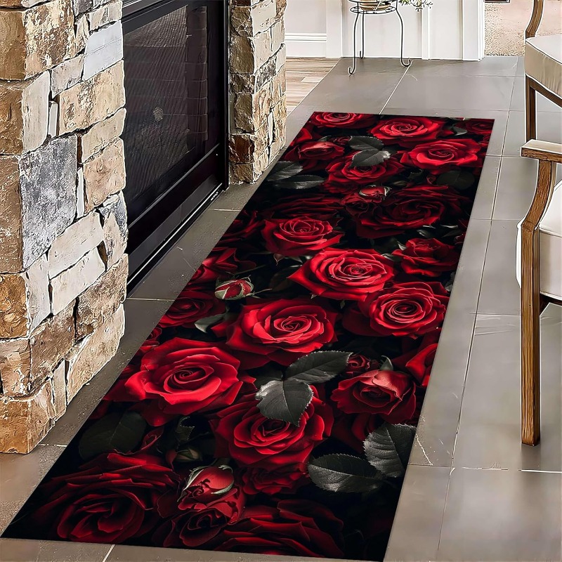 Karpet Lorong Motif Bunga Mata - Commercial Printing Format ulasan dan harga