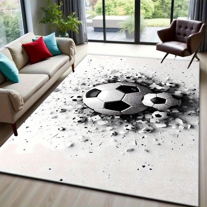 Karpet Besar Motif Sepak Bola  - Commercial Printing Format ulasan dan harga